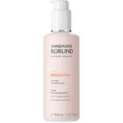 Annemarie Börlind Rosentau Milde Reinigungsmilch 150ml - Gesichtsreiniger & -wasser, sanfte Reinigung mit wertvollen Pflanzenextrakten für ein frisches Hautgefühl.