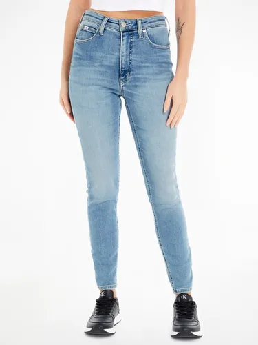 Calvin Klein Jeans HIGH RISE SUPER SKINNY ANKLE Hosen Damen - Moderne Jeans im super skinny Schnitt, ideal für einen trendigen Look - perfekt kombinierbar mit verschiedenen Outfits.