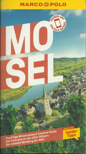 Reiseführer Marco Polo Mosel m. herausnehmbare Faltkarte +Insider Tipps 2023 Neu