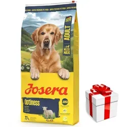 JOSERA Adult Large Optiness Lamm & Reis – Premium Hundefutter für große Rassen - Eiweißreduziertes Trockenfutter (12,5 kg) für große Hunde, weizenfrei mit wertvollen Fettsäuren für gesundes Fell und kontrollierten Zutaten – ideal zur Entlastung der Organe.
