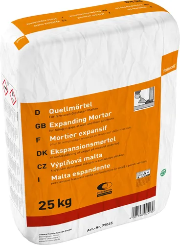 fermacell FC-Quellmörtel 25 kg – Schwindfreier Zementmörtel - Der fermacell FC-Quellmörtel 25 kg ist ideal für den Holzbau. Er bietet eine zuverlässige Lastübertragung und ist schwindfrei, witterungs- und frostbeständig. Perfekt für präzise Anwendungen im Massivbau.