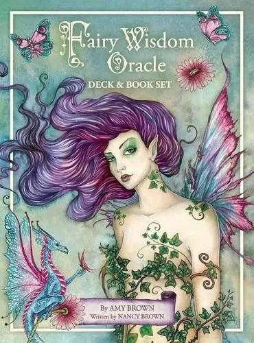 Fairy Wisdom Oracle Deck and Book Set - Entdecken Sie die magische Welt der Feen mit diesem einzigartigen Set, das inspirierende Karten und ein begleitendes Buch enthält. Ideal für spirituelle Praktiken und Selbstreflexion.