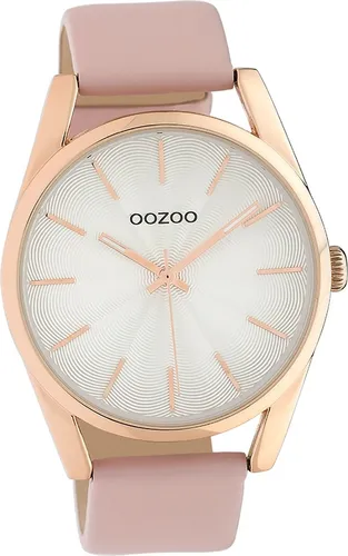 Oozoo Leder Damen Uhr Analog Quarzuhr Armband pink Timepieces D2UOC10221