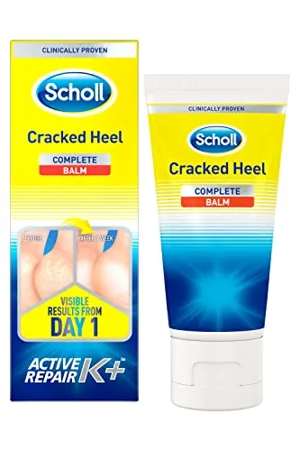 Scholl Fußcreme für aufgerissene Fersen 60 ml - Scholl Fußcreme, 60 ml, für intensive Pflege und Regeneration der beanspruchten Fußhaut. Schützen Sie Ihre Füße vor Trockenheit und Hornhaut – für mehr Komfort bei jedem Schritt.