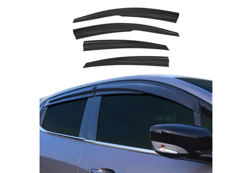 OMAC Lüftungsgitter 4x Windabweiser für Hyundai Accent Blue 2010-2017 - Aerodynamische Windabweiser aus robustem Acryl, einfache Montage, ideal für einen verbesserten Luftstrom, waschstraßenfest und langlebig. Lieferung mit Montagenanleitung.