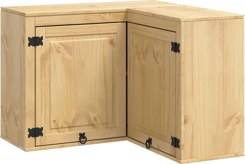 vidaXL Schrank SKI Honigbraun 80 x 80 x 60 cm aus Kiefernholz - Moderne Aufbewahrungslösung aus robustem Kiefernholz mit elegantem Design. Ideal für dein Wohn- oder Esszimmer, bietet reichlich Stauraum und passt zu verschiedenen Einrichtungsstilen.