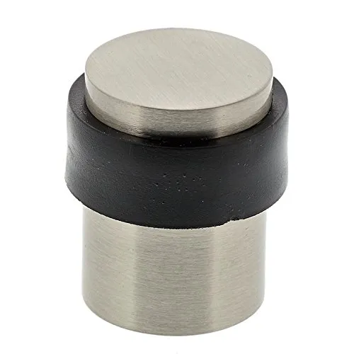 Burg Wächter Boden-Türstopper, Inkl. Befestigungsmaterial, TSB 2230 Ni SB, Edelstahl-Optik, Grau