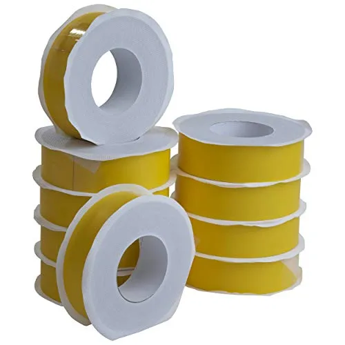 Norjews 4x Dampfsperrklebeband gelb 50mm x 25m - Hochleistungsklebeband für Dampfsperrfolie Dampfbremsfolie Dampfbremse Dampfsperre, universell einsetzbar