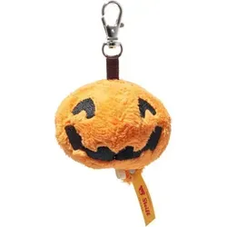 Steiff Kuscheltier Schlüsselanhänger Kürbis 6 cm orange Halloween