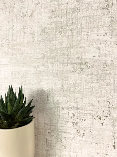 Newroom Vliestapete, Taupe Tapete Modern Used-Look - Mustertapete Loft Tapete Grau Beige Industrial Beton Metallic für Schlafzimmer Wohnzimmer Küche, Bakary Taupe