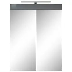 INOSIGN Spiegelschrank Avena Badezimmerschrank wahlweise mit LED-Beleuchtung - (B/T/H) 60/17/77 cm grau