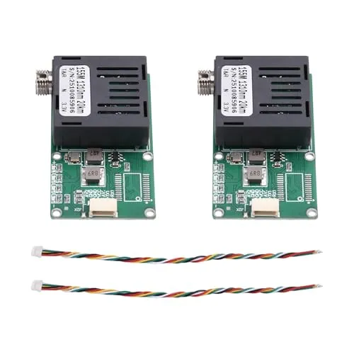 Gundhgstrr TTL for-Drone FC RX/TX/AV/VCC/GND Optisches Transceiver-, TTL zu Glasfasermodul-Endgerät (20 Km)
