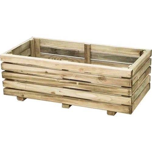 SIENA GARDEN Ella Pflanzkasten - Garten-Zubehör, 80x40x28cm, kesseldruckimprägniert für langlebige Nutzung und optimalen Pflanzschutz.