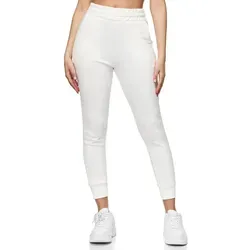 REPUBLIX Jogginghose LYLA Damen Jogger Sporthose Jogging Sweat Pants weiß 3XL