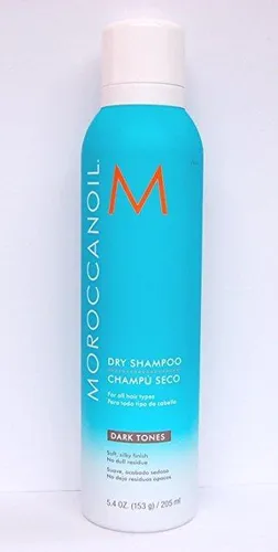 Moroccanoil Dark Tones Trockenshampoo 205 ml - Shampoos, ideales Trockenshampoo für dunkles Haar mit UV-Schutz, Arganöl und Reisstärke für frisches, voluminöses Haar ohne weiße Rückstände.