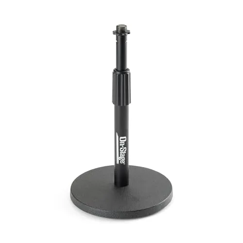 On-Stage DS7200B Desktop Mikrofonstativ, Schwarz