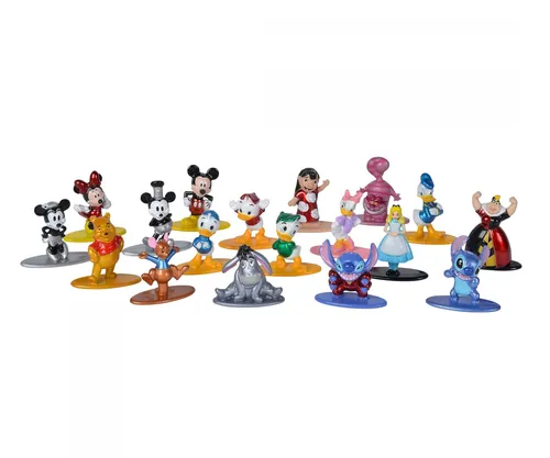 Jada Disney Figuren 18 Stück Nano Metalfigs Serie 1 - 3-4cm - Figuren, Skulpturen & Statuen - Hochwertige Sammlerfiguren im kompakten Format, perfekt zum Spielen oder Ausstellen.
