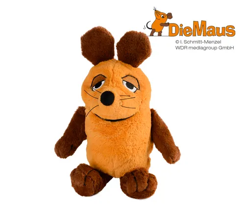 Warmies Die Maus - Wärmende Schmusefreundin - Wärmetherapie für Kinder, ca. 28 cm groß, gefüllt mit Hirse und Lavendel für entspannende Wärme und Trost.