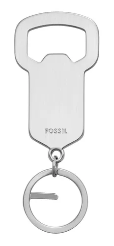 FOSSIL Hayes Keyfob Schlüsselanhänger Silver silberfarben Neu