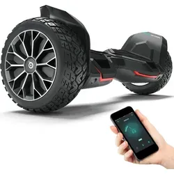 Bluewheel Hoverboard HX510 - 8.5" Vollgummireifen - Schwarz mit LED-Scheinwerfern - Entdecken Sie das Bluewheel HX510 Hoverboard für aufregende Fahrten! Mit leistungsstarken Motoren, pannensicheren Reifen und intuitiver Auto-Balance-Funktion ist es ideal für Anfänger und sorgt für unvergesslichen Fahrspaß.