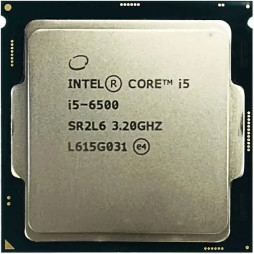 Intel Core i5-6500 3,2GHz Tray CPU - Prozessor für Desktop-PCs, bietet hohe Leistung mit 4 Kernen und ideal für Gaming und Multitasking.