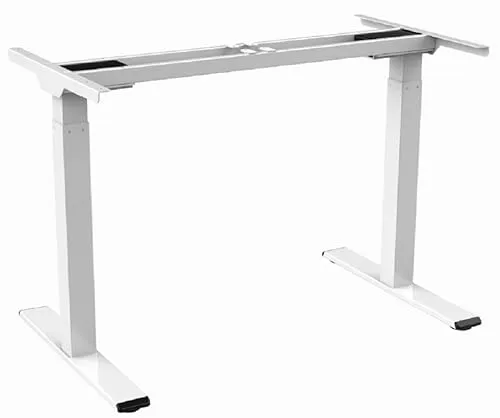 Better Home FlexiDesk DM1 höhenverstellbarer Schreibtisch - Zubehör für Möbel: Elektrisch höhenverstellbares Tischgestell mit Dual Motor Technologie für individuelle Anpassung der Höhe von 71 bis 120 cm, ideal für ergonomisches Arbeiten.