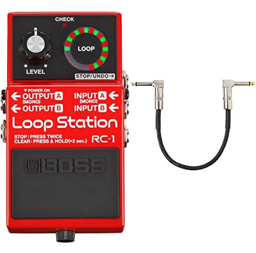 Boss RC-1 Loop Station Looper-Pedal + keepdrum Patchkabel 30cm