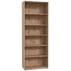 Artisan Eiche Bücherregal - 197,5 cm Standregal - Regal & Aufbewahrung mit stilvollem Artisan Eiche Design, ideal für Bücher und Deko. Topseller mit Speditionslieferung bis in die Wohnung.