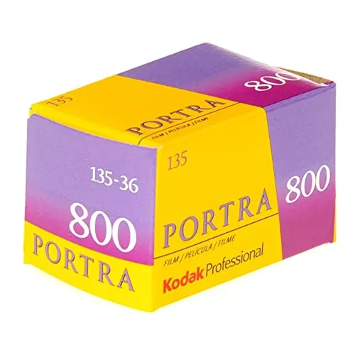 KODAK Portra 800 135-36 Film - Hochwertiger Fotofilm für lebendige Farben und feine Details, ideal für Portraits und kreative Fotografie.