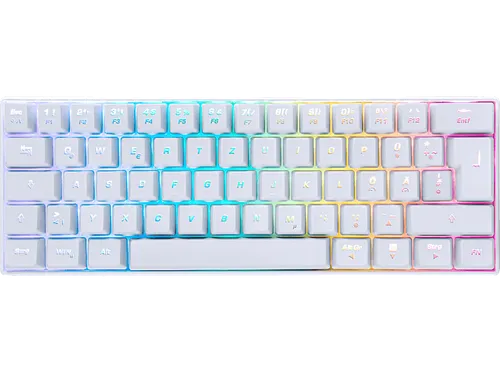 ISY IGK-5000-WT Mini Size, Gaming Tastatur , Mechanisch, Sonstiges, kabelgebunden, Weiß