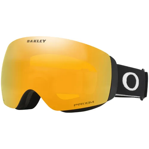 Oakley Flight Deck M Skibrille - Matte Black / Prizm 24K Iridium - Goggles mit maximaler Sicht und perfekter Passform, ideal für jedes Abenteuer. Die Flight Deck M bietet Helmkompatibilität und schnellen Glaswechsel dank Ridgelock-Technologie.