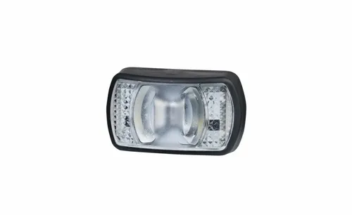 1x LED Vordere LKW PKW Anhänger Umrissleuchte Weiß 12V-24V LD2227