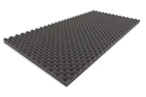 Alanpur Akustikschaumstoff (Anthrazit ca.100x200x3cm) Raum Akustik Schall Dämmung Schutz Noppe Anthrazit Raum Akustik Schall Dämmung Schutz