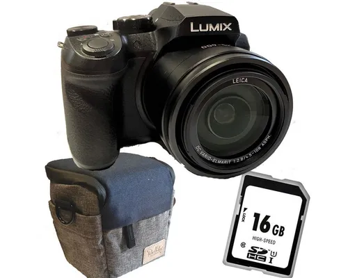 Panasonic Lumix DMC-FZ330 schwarz - Bridge-Kamera Set Angebot - Spiegelreflex- & Systemkameras, 24-fach optischer Zoom für beeindruckende Nahaufnahmen und kreative Fotografie.