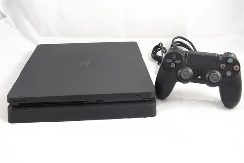 Sony PlayStation 4 Slim 1TB - Schlanke Gaming-Konsole - Konsolen mit 1TB Speicher, HDR-Grafik für atemberaubende Farben und PlayStation VR Ready. Genieße die besten Spiele und teile Erlebnisse mit Freunden!