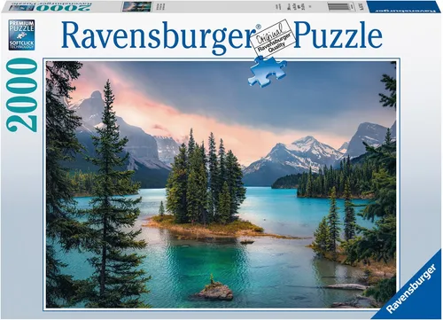 Ravensburger Puzzle 16714 - Spirit Island Canada, 2000 Teile Landschaftspuzzle für Erwachsene und Kinder ab 14 Jahren, ideal für entspannende Stunden und kreative Wandgestaltung