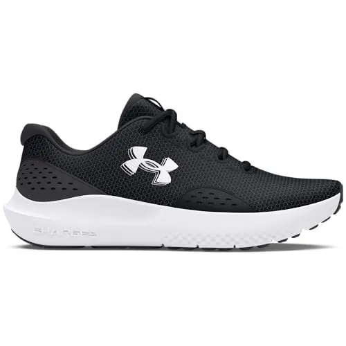 UNDER ARMOUR Surge 4 Herren Fitnessschuhe - Laufschuhe mit leichtem Mesh-Obermaterial für Atmungsaktivität und Komfort. Die Charged Cushioning Mittelsohle bietet optimale Reaktionsfähigkeit und Strapazierfähigkeit.