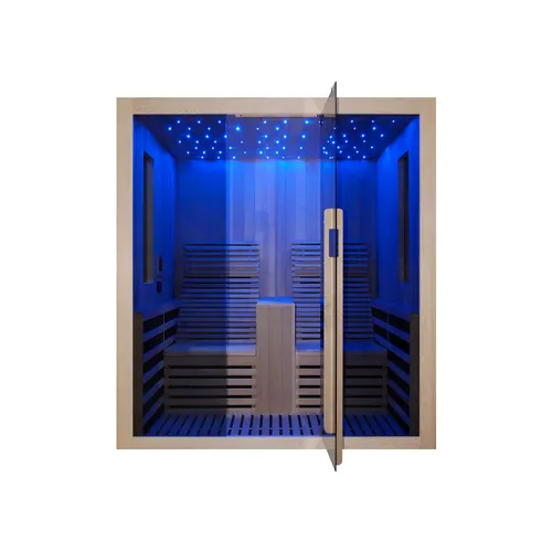 Sanotechnik CARBON 2 Infrarotkabine für 2 Personen - Saunen, Dampfbäder & Infrarot-Wärmekabinen – Genießen Sie entspannende Wärme in der großzügigen 180x150x195 cm Kabine, ideal für Ihr Zuhause.