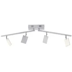 Paul Neuhaus LED Deckenleuchte PURE MIRA - Moderne 4-flammige LED Deckenlampe mit CCT-Farbtemperaturregelung, dimmbar und mit Memoryfunktion, ideal für individuelles Lichtdesign in jedem Raum.