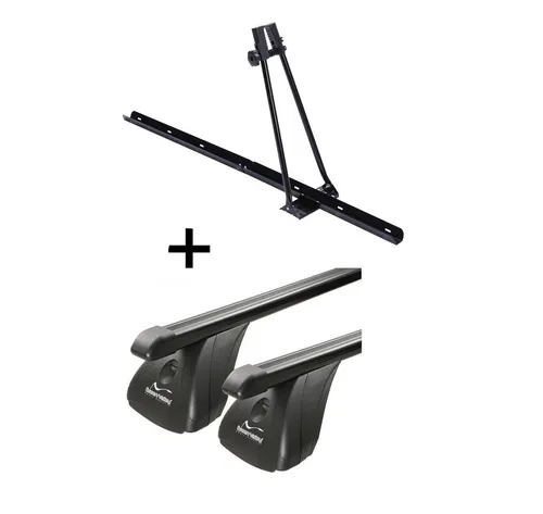 VDP Dachträger für Opel Astra H SW 5 Türer 2004-2011 - Dachgepäckträger Set mit Fahrradträger ORION, ideal für den sicheren Transport von Fahrrädern bis 15 kg. Einfache Montage und doppelter Korrosionsschutz für langlebige Nutzung.
