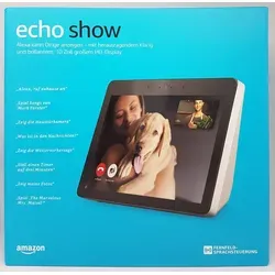 Amazon Echo Show 2. Gen. - Smarthome Lautsprecher mit 10 Zoll HD-Display - Lautsprecher mit integriertem Zigbee Smart Home-Hub, 10 Zoll HD-Display und Dolby-Sound für Musik und Videos. Ihr persönlicher Assistent mit Alexa für einfache Sprachsteuerung.