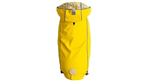 GF Pet Hunderegenmantel Elasto-Fit - Wendbarer, wasserdichter Kapuzenmantel für Hunde, perfekte Passform und Maschinenwaschbar
