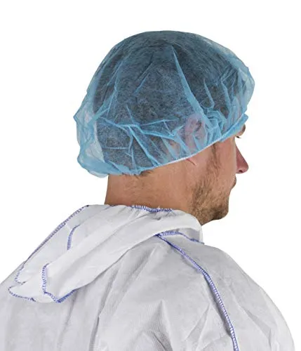 Kerbl 15378 Einmalhaube, 100 Stück, blau