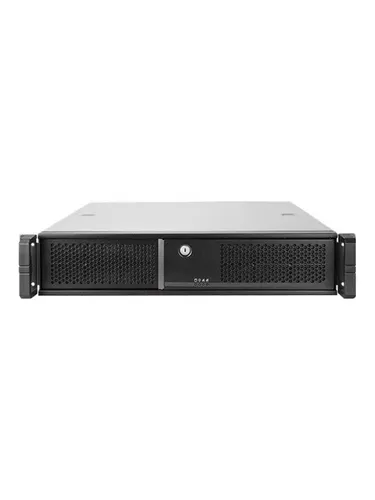 Chieftec UNC-209SR-B - 2U Rack-Mountable ATX Gehäuse - Robustes 2U Rack-Gehäuse für Server mit USB-Anschlüssen, ideal für professionelle Anwendungen und platzsparende Lösungen.