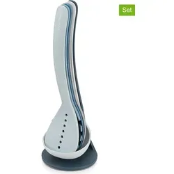 Joseph Joseph Nest 5-teiliges Utensilienset - kompakte Küchenorganisation mit magnetischem Ständer, spülmaschinenfest und hitzebeständig bis 200°C