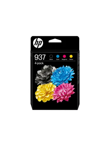 Tinte 4er-Pack Nr. 937 (6C400NE) für brillante Druckergebnisse - Hochwertiger Tinte 4er-Pack Nr. 937 (6C400NE) für lebendige Farben und gestochen scharfe Texte. Ideal für den täglichen Druckbedarf. Kompatibel mit verschiedenen Druckermodellen.
