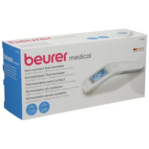 Beurer FT90 Kontaktloses Fieberthermometer - Fieberthermometer der Kategorie Gesundheit, misst Temperaturen kontaktlos und bietet schnelle Ergebnisse für die ganze Familie.