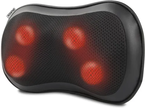 RENPHO Massagegerät mit Wärmefunktion - Elektrische Nackenmassagegeräte: Erleben Sie mit 4D rotierenden Massageköpfen eine intensive Tiefknetmassage für Nacken, Rücken und mehr – ideal für Entspannung und Regeneration.