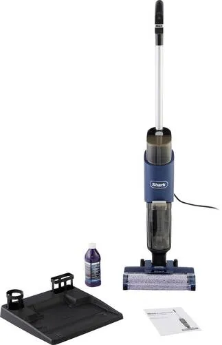 Shark HydroVac Kabelgebundener Nass Trockensauger - 2-in-1 Reinigung, antimikrobielle Bürstenrolle und 7,6m Kabel für optimale Hygiene
