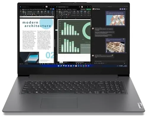 Lenovo Notebook Essential V17 G4 17.3" i7-1355U - Laptops mit leistungsstarkem i7-Prozessor, 16 GB RAM und 512 GB SSD für schnelle Performance und umfangreiche Konnektivität.
